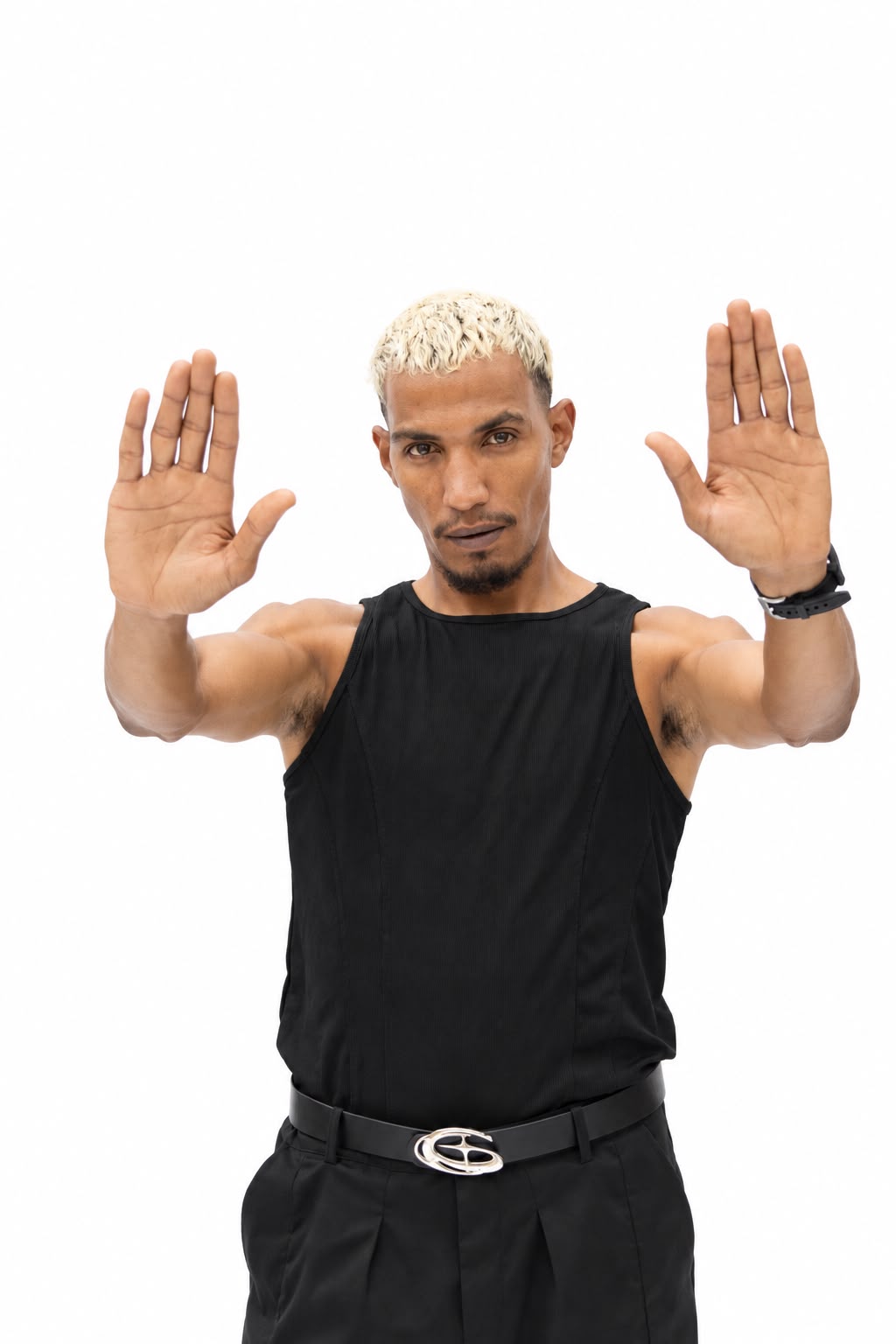 Arms Up Pose